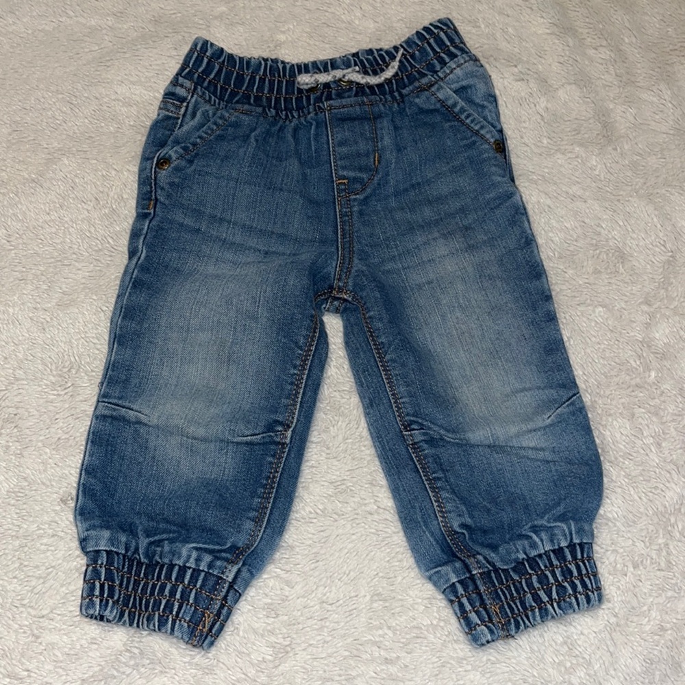 joe fresh jean joggers 12-18 months baby boy